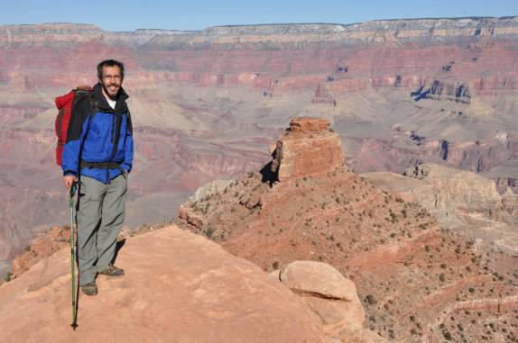 Descendo até o fundo do Grand Canyon no Arizona, nos Estados Unidos